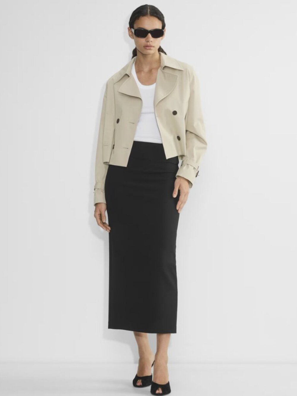 Aritzia Esquire Short Trench Coat